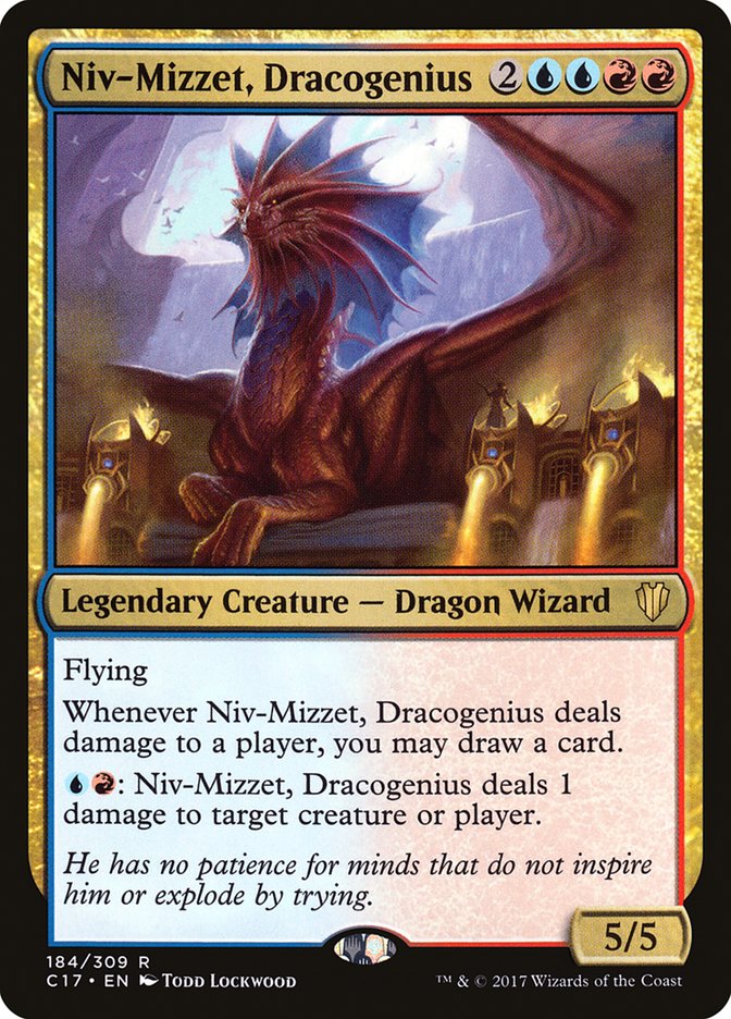 Magic the Gathering Card - Niv-Mizzet, Dracogenius - MTG Circle