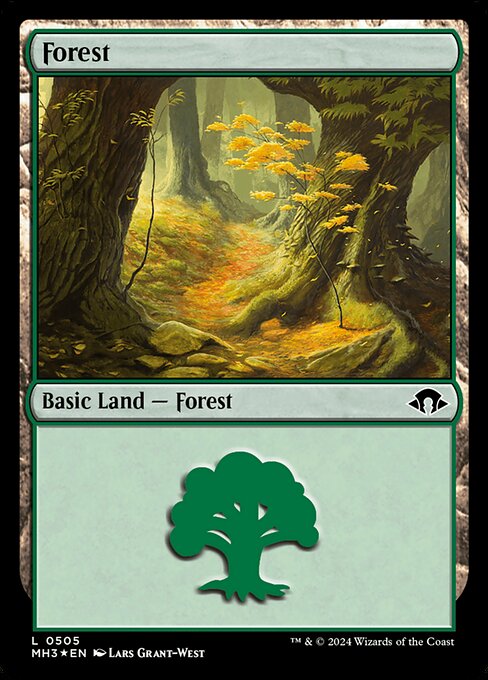Magic the Gathering Card - Forest - MTG Circle