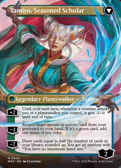 Magic the Gathering Card - Tamiyo, Seasoned Scholar - MTG Circle