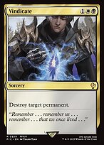 Magic the Gathering Card - Vindicate - MTG Circle