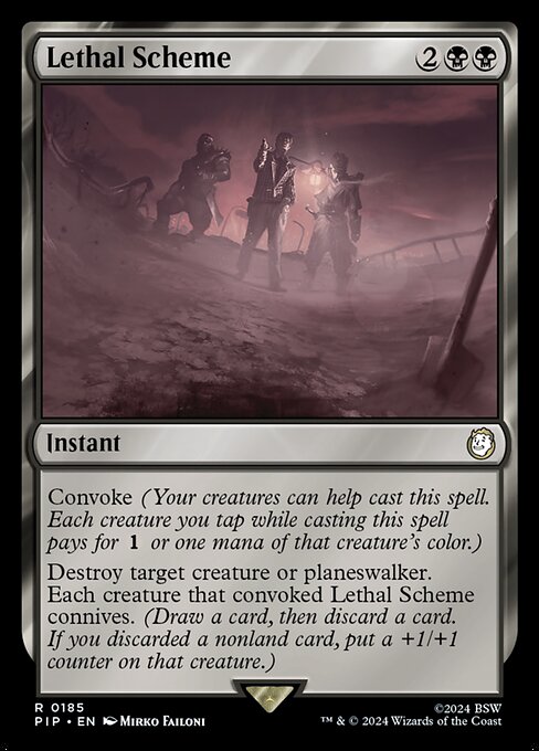 Magic the Gathering Card - Lethal Scheme - MTG Circle