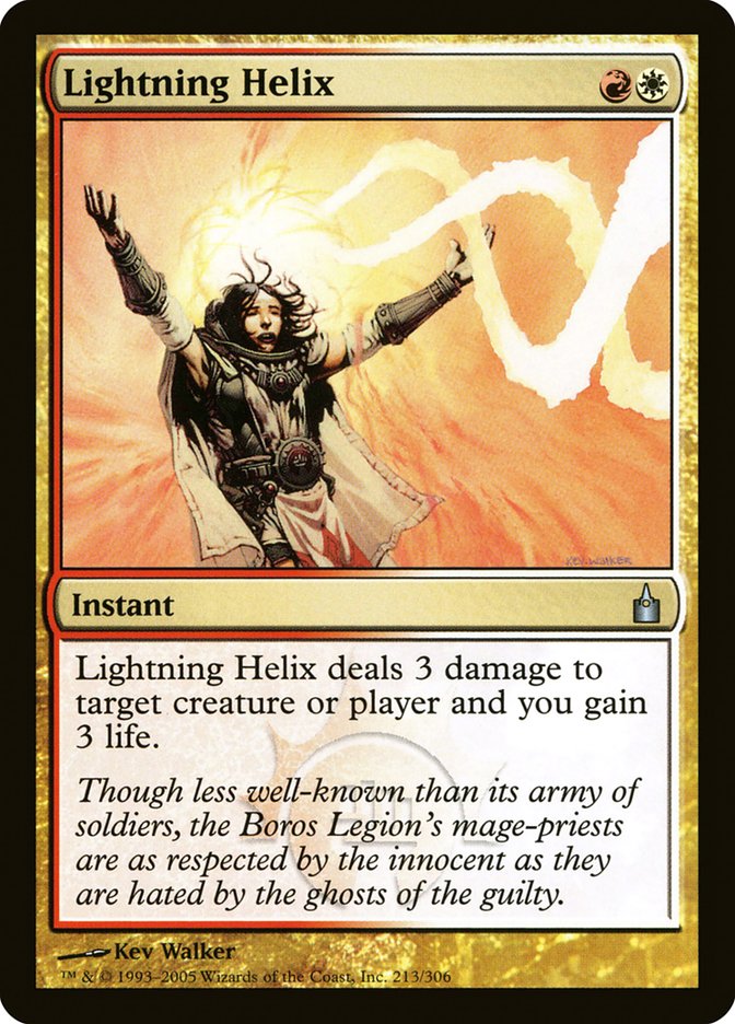 Magic the Gathering Card - Lightning Helix - MTG Circle