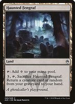 Magic the Gathering Card - Haunted Fengraf - MTG Circle