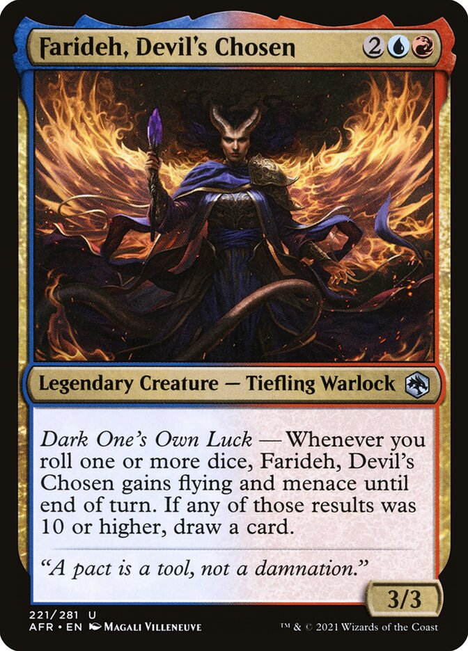 Magic the Gathering Card - Farideh, Devil's Chosen - MTG Circle