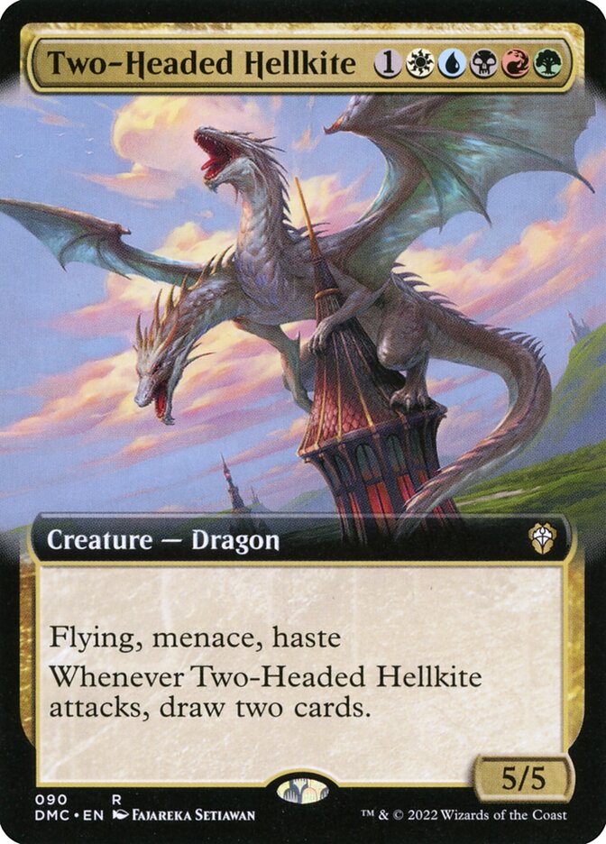 Magic the Gathering Card - Two-Headed Hellkite - MTG Circle