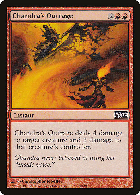 Magic the Gathering Card - Chandra's Outrage - MTG Circle
