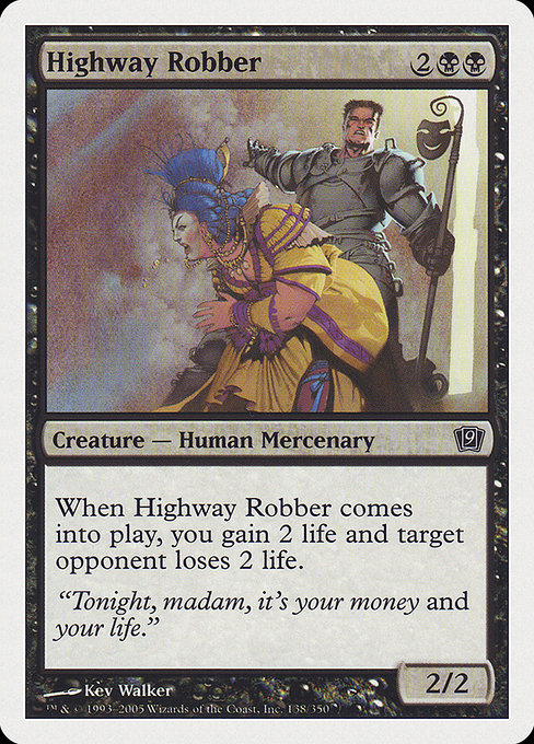 Magic the Gathering Card - Highway Robber - MTG Circle