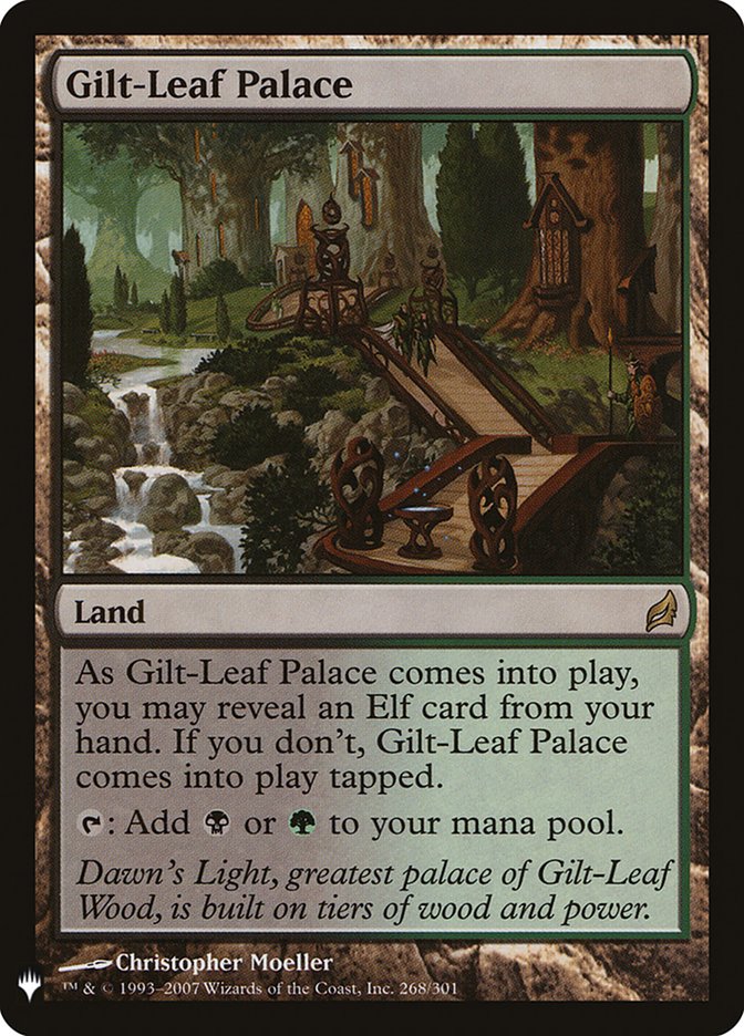 Magic the Gathering Card - Gilt-Leaf Palace - MTG Circle