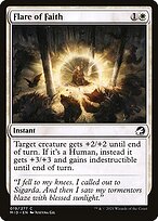 Magic the Gathering Card - Flare of Faith - MTG Circle