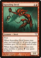 Magic the Gathering Card - Squealing Devil - MTG Circle