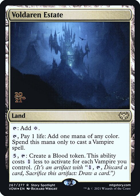 Magic the Gathering Card - Voldaren Estate - MTG Circle