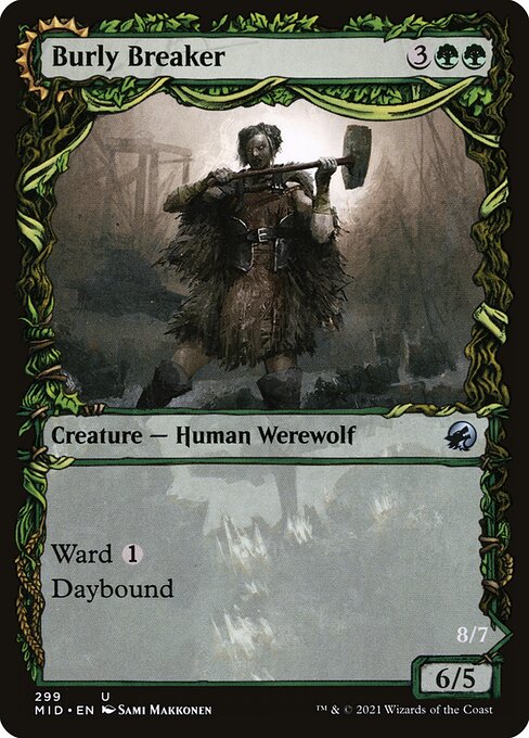 Magic the Gathering Card - Burly Breaker - MTG Circle