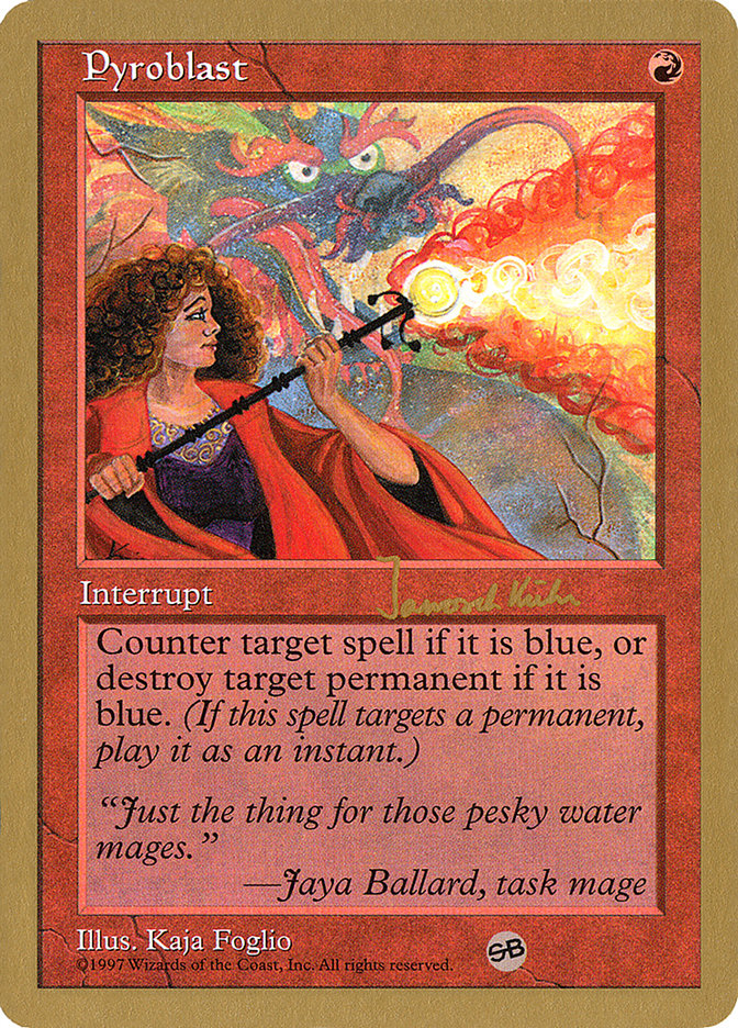 Magic the Gathering Card - Pyroblast - MTG Circle