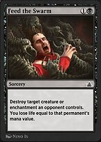 Magic the Gathering Card - Feed the Swarm - MTG Circle