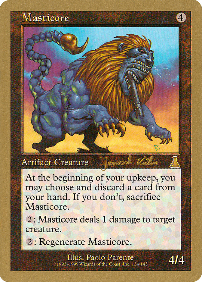 Magic the Gathering Card - Masticore - MTG Circle