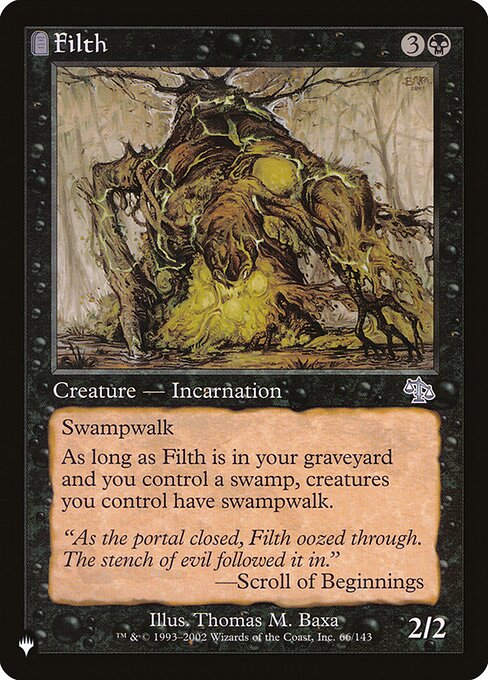 Magic the Gathering Card - Filth - MTG Circle