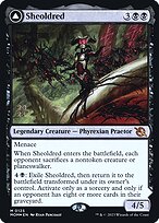 Magic the Gathering Card - Sheoldred // The True Scriptures - MTG Circle