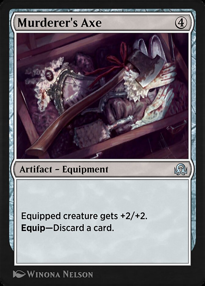 Magic the Gathering Card - Murderer's Axe - MTG Circle