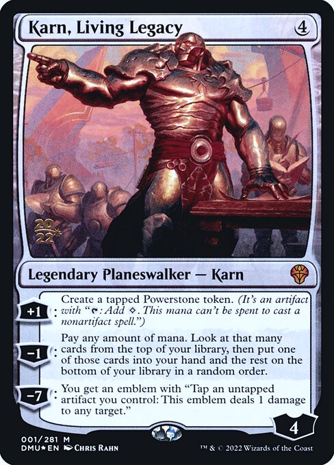 Magic the Gathering Card - Karn, Living Legacy - MTG Circle