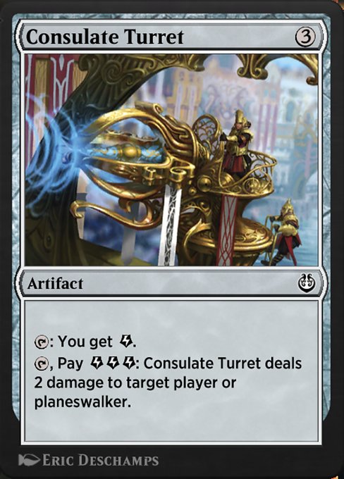 Magic the Gathering Card - Consulate Turret - MTG Circle