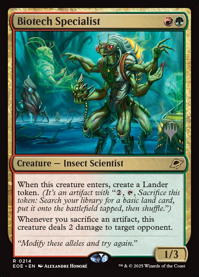 Magic the Gathering Card - Biotech Specialist - MTG Circle