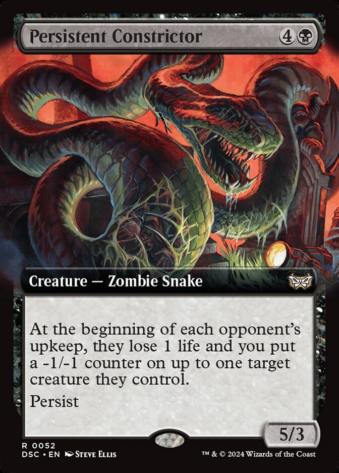 Magic the Gathering Card - Persistent Constrictor - MTG Circle