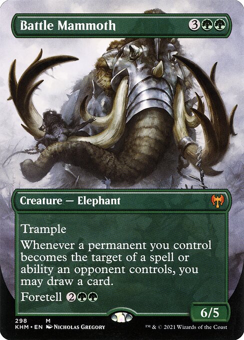 Magic the Gathering Card - Battle Mammoth - MTG Circle