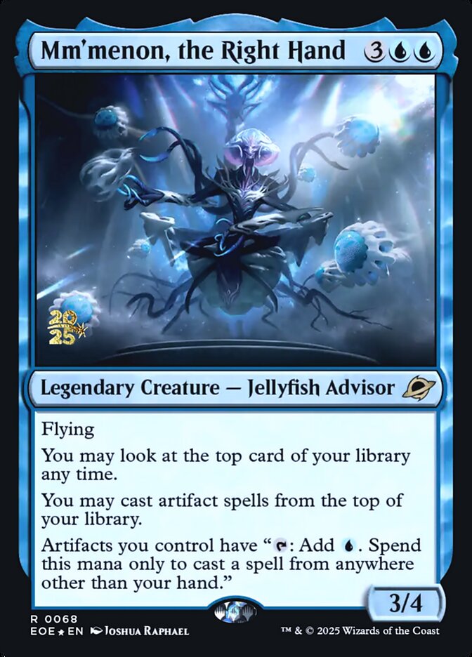 Magic the Gathering Card - Mm'menon, the Right Hand - MTG Circle