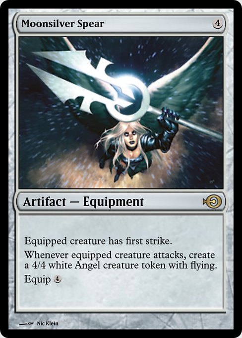 Magic the Gathering Card - Moonsilver Spear - MTG Circle
