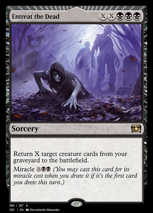 Magic the Gathering Card - Entreat the Dead - MTG Circle