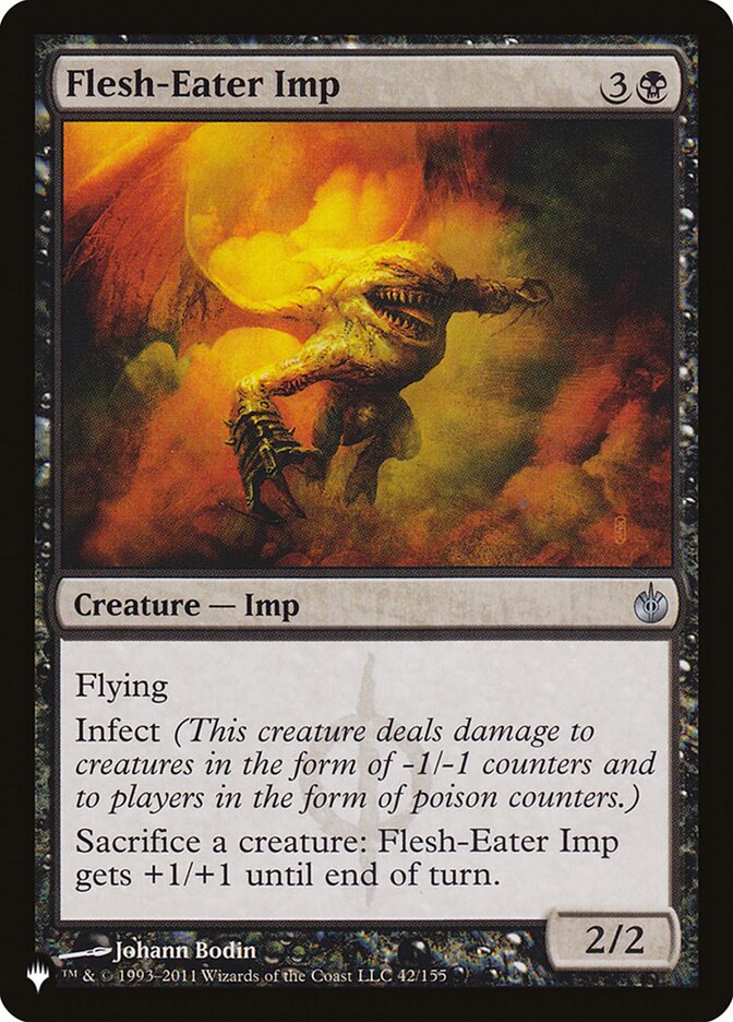 Magic the Gathering Card - Flesh-Eater Imp - MTG Circle