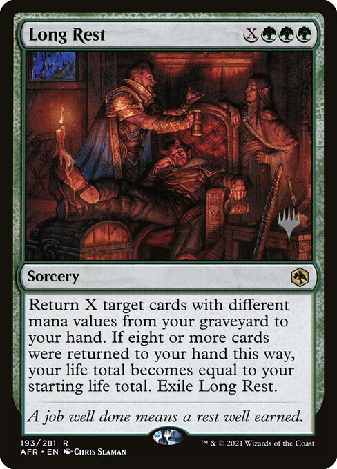 Magic the Gathering Card - Long Rest - MTG Circle