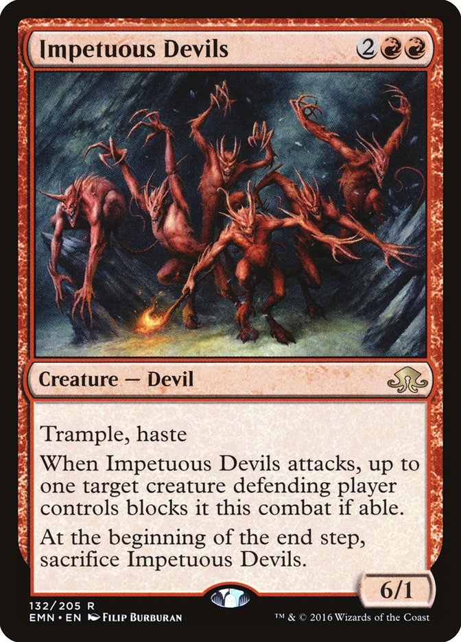Magic the Gathering Card - Impetuous Devils - MTG Circle