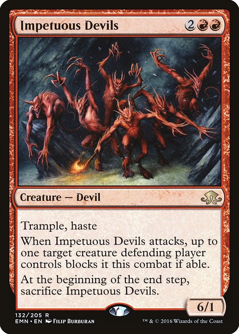Magic the Gathering Card - Impetuous Devils - MTG Circle