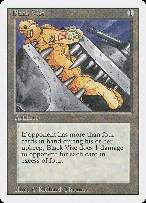 Magic the Gathering Card - Black Vise - MTG Circle
