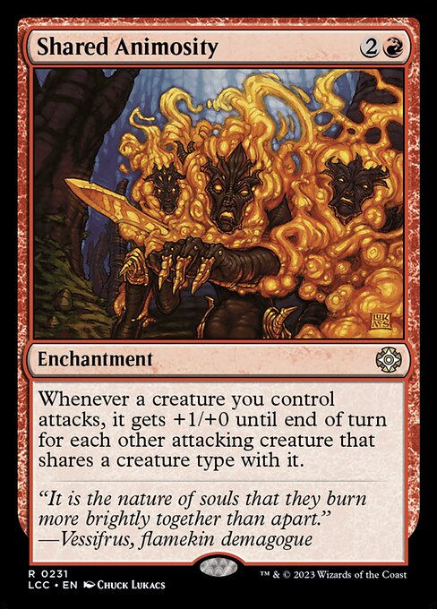 Magic the Gathering Card - Shared Animosity - MTG Circle