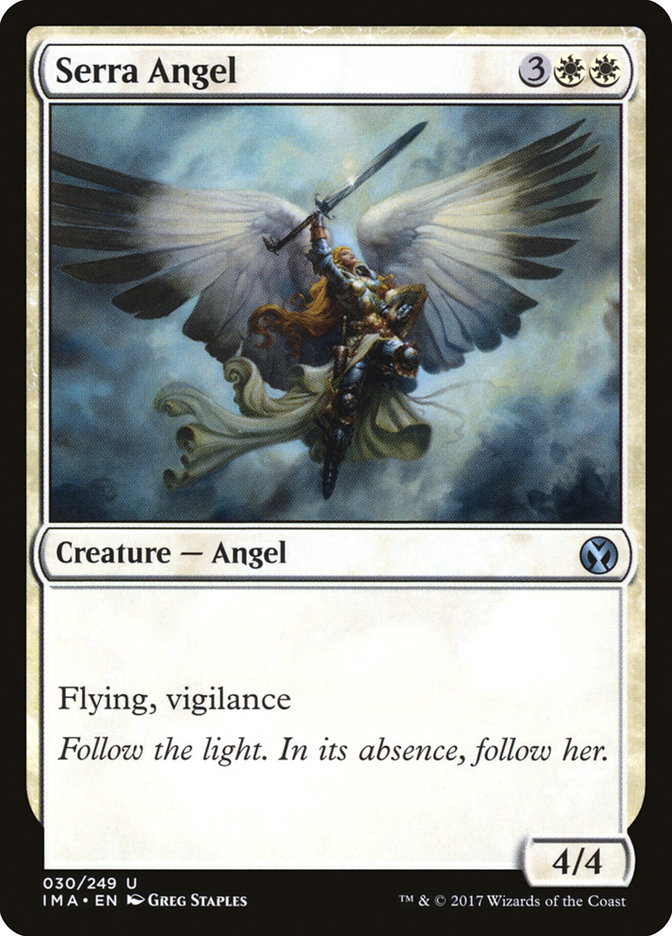 Magic the Gathering Card - Serra Angel - MTG Circle