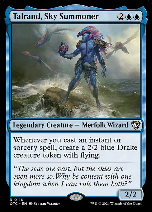Magic the Gathering Card - Talrand, Sky Summoner - MTG Circle