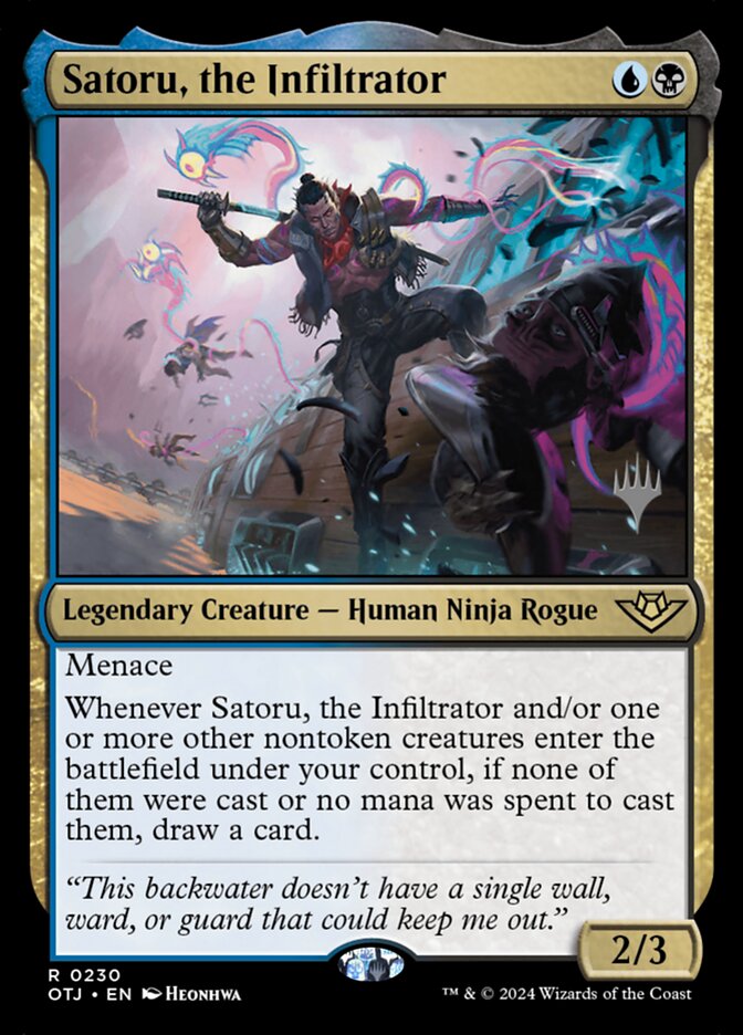 Magic the Gathering Card - Satoru, the Infiltrator - MTG Circle