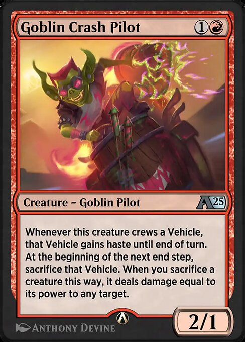 Magic the Gathering Card - Goblin Crash Pilot - MTG Circle