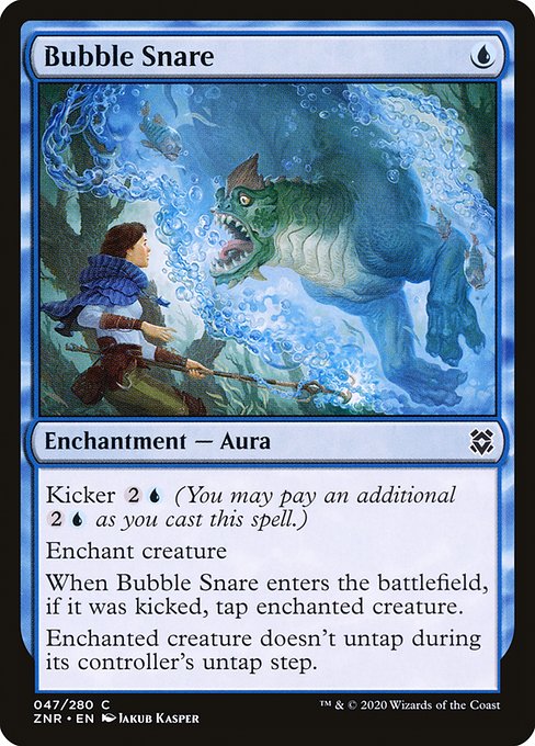 Magic the Gathering Card - Bubble Snare - MTG Circle