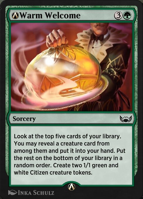 Magic the Gathering Card - A-Warm Welcome - MTG Circle