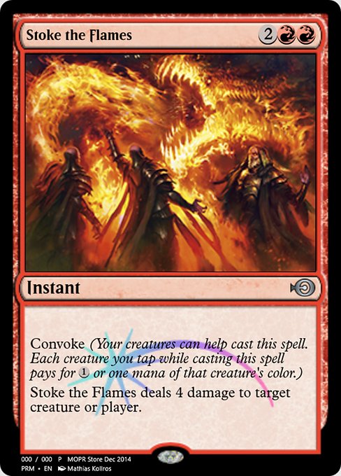 Magic the Gathering Card - Stoke the Flames - MTG Circle