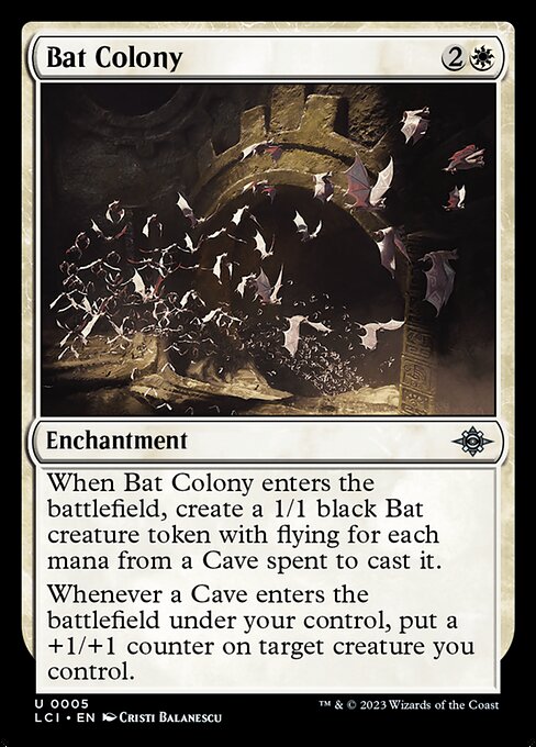 Magic the Gathering Card - Bat Colony - MTG Circle