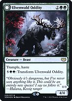 Magic the Gathering Card - Ulvenwald Oddity // Ulvenwald Behemoth - MTG Circle