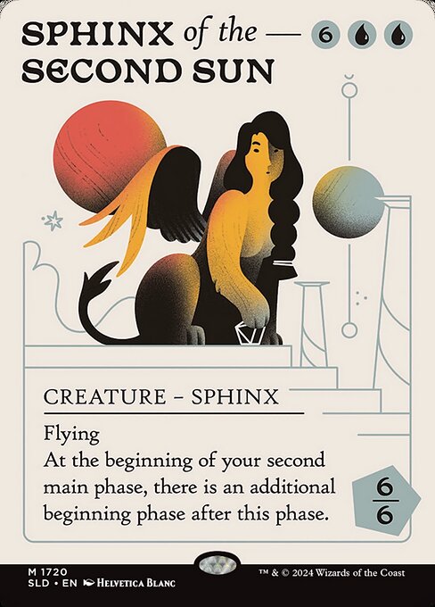 Magic the Gathering Card - Sphinx of the Second Sun - MTG Circle