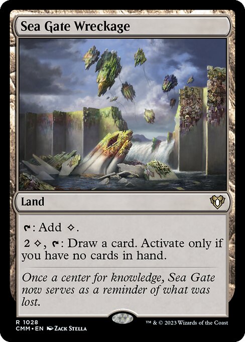 Magic the Gathering Card - Sea Gate Wreckage - MTG Circle