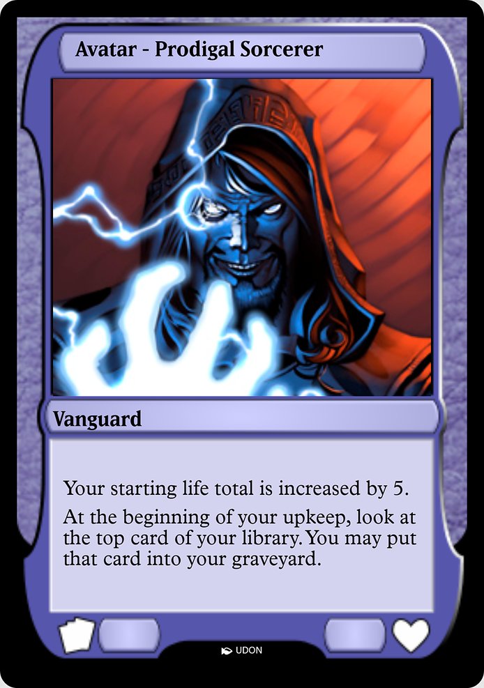 Magic the Gathering Card - Prodigal Sorcerer Avatar - MTG Circle