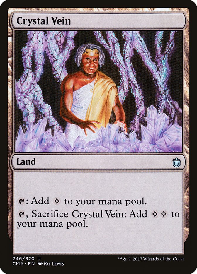Magic the Gathering Card - Crystal Vein - MTG Circle