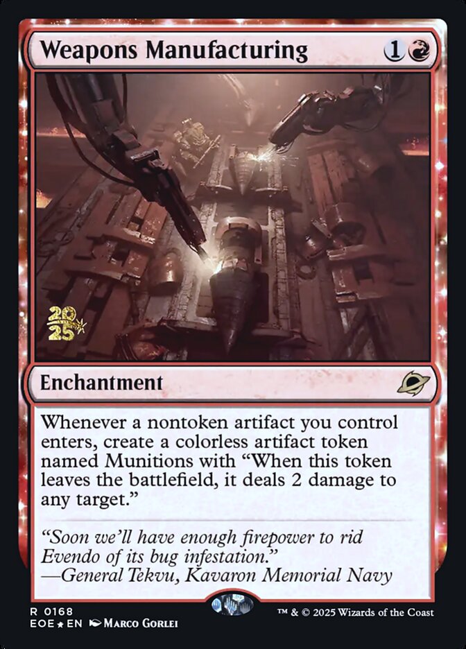 Magic the Gathering Card - Weapons Manufacturing - MTG Circle